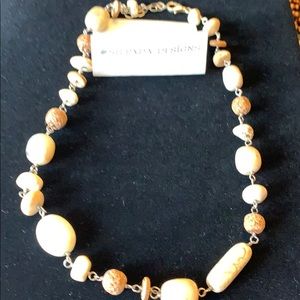 SILPADA retired bamboo moonstone necklace.